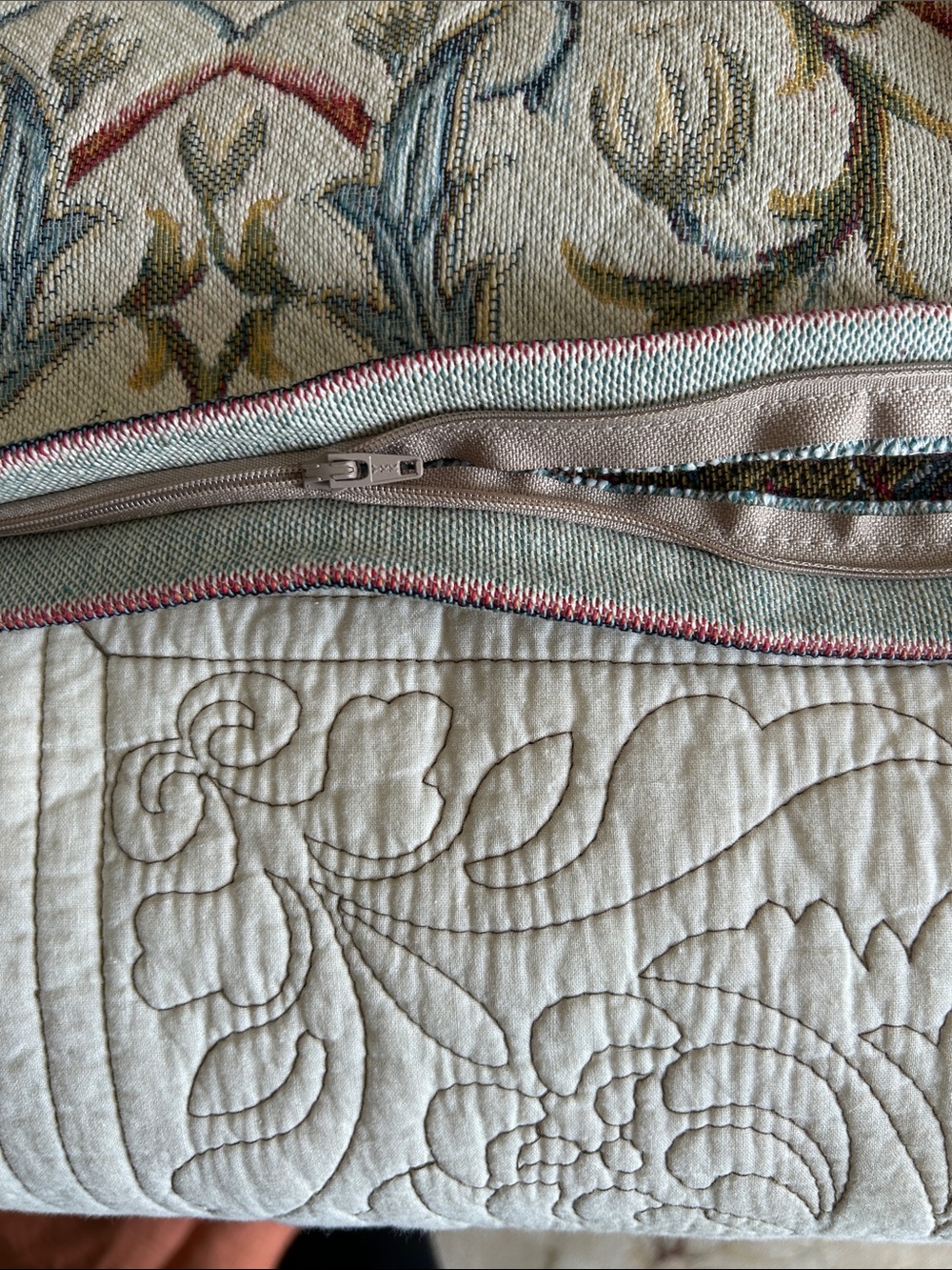 Soft Surroundings pair of standard tapestry pillow shams. - Picture 2 of 6